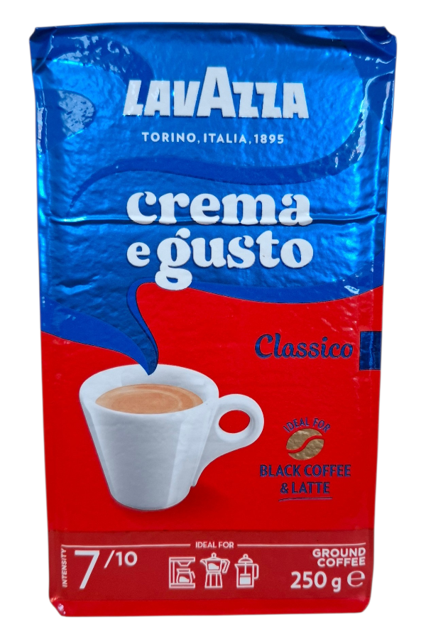 Lavazza Crema e Gusto Classico őrölt kávé (250g)