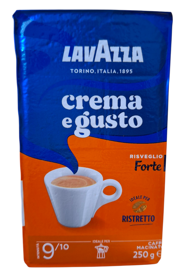 Lavazza Crema e Gusto Forte őrölt kávé (250g)