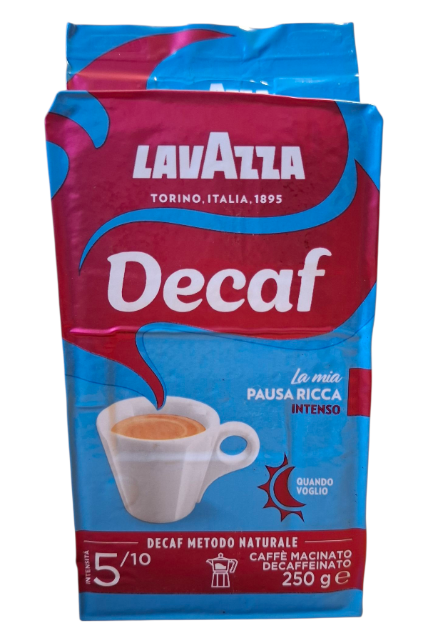 Lavazza Dek Intenso Koffeinmentes őrölt kávé (250g)