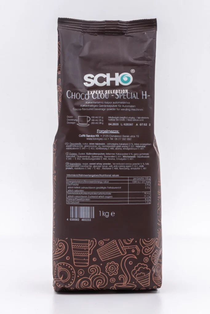Schoppe Choco Clou Special H forró csokoládé italpor (1kg)