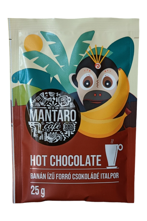 Mantaro Banán Ízű Forró Csokoládé italpor (25g)