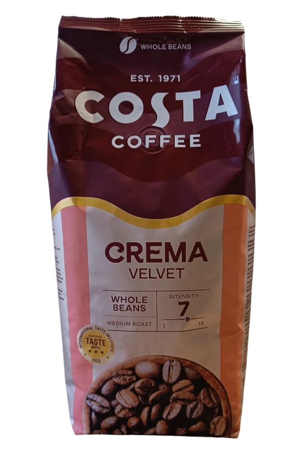 Costa Coffee Caffé Crema Velvet szemes kávé (1kg)