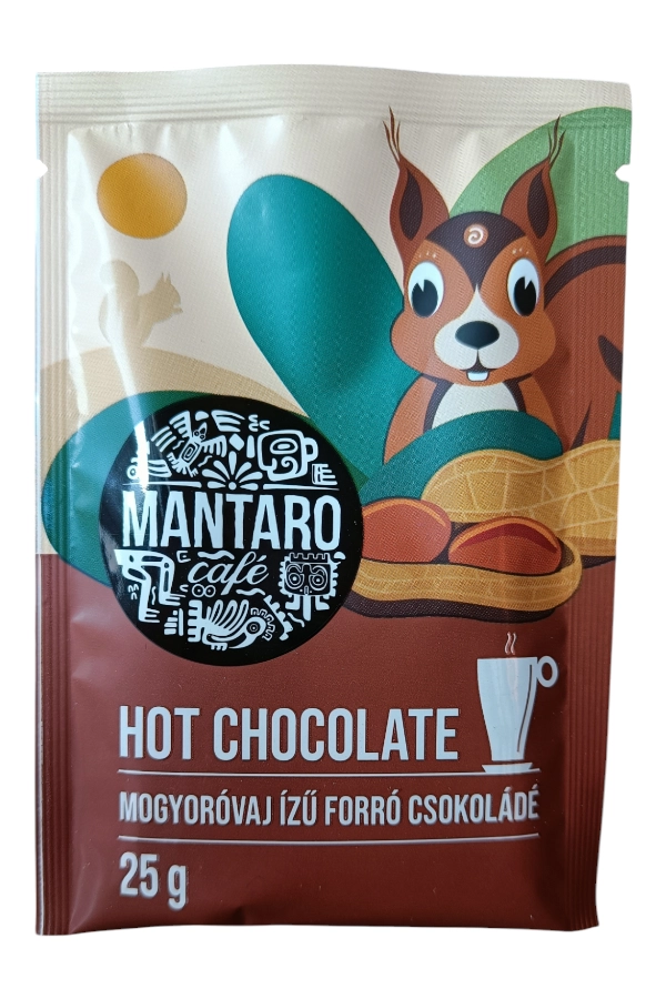 Mantaro Mogyoróvaj ízű forró csokoládé italpor (25g)