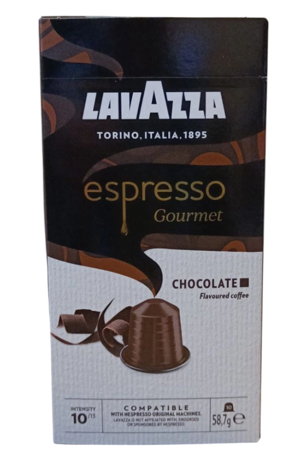 Lavazza Nespresso Espresso Gourmet Chocolate Aluminium (10 kapszula)