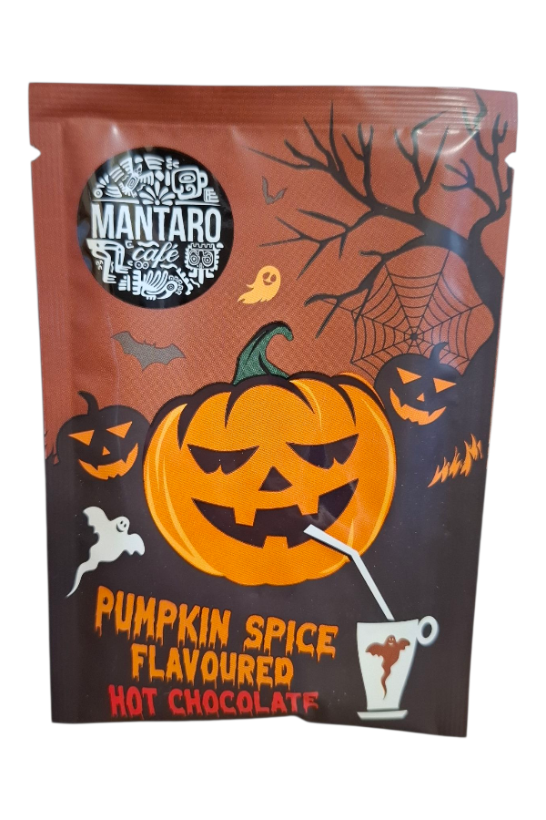 Mantaro Fűszeres sütőtök ízű forró csokoládé italpor (25g)