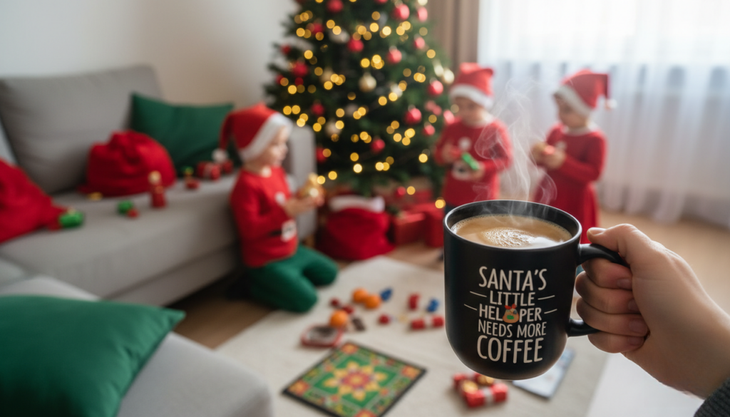 Egy csésze nyugalom Mikulás reggelén – a szülők jutalma
