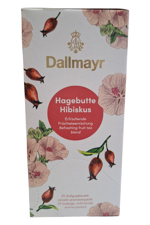 Dallmayr Csipkebogyó-Hibiszkusz filteres tea (25 db)