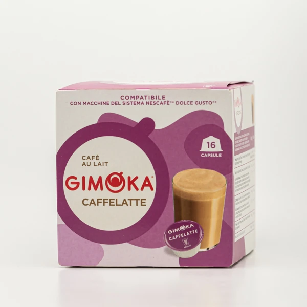 Gimoka Caffelatte Dolce Gusto kompatibilis kapszula (16 db kapszula)