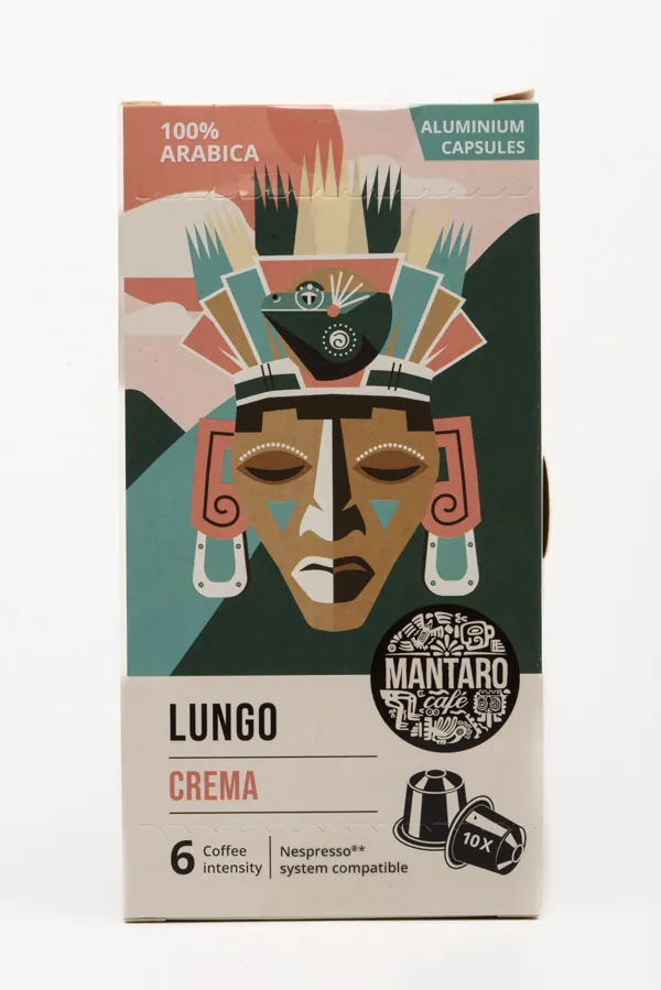 Mantaro Lungo Crema Nespresso kompatibilis (10 kapszula)