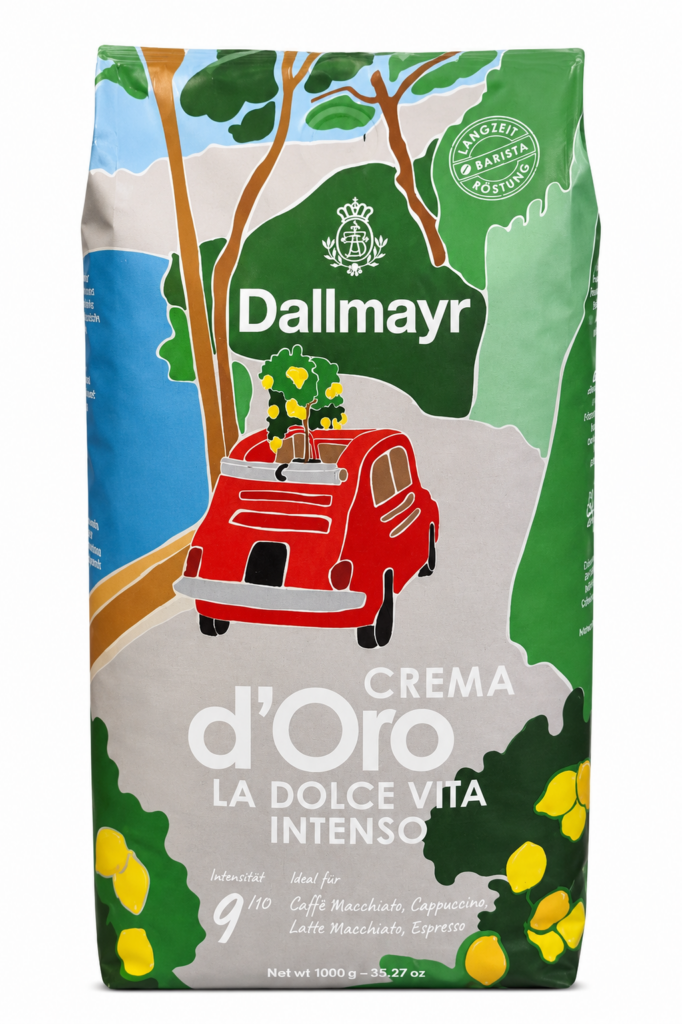 Dallmayr Crema d'Oro La Dolce Vita Intenso szemes kávé (1kg)