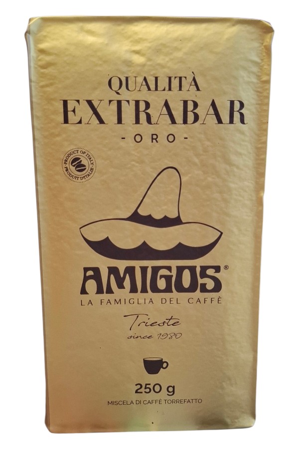 Amigos Caffe Qualita Extra Bar Oro őrölt kávé (250g)
