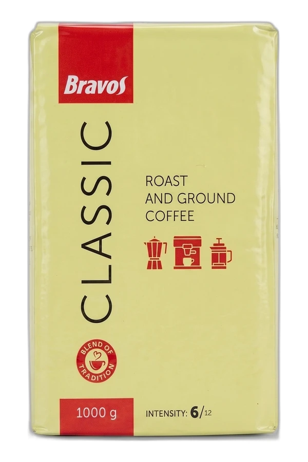 Bravos Classic őrölt kávé (1kg)