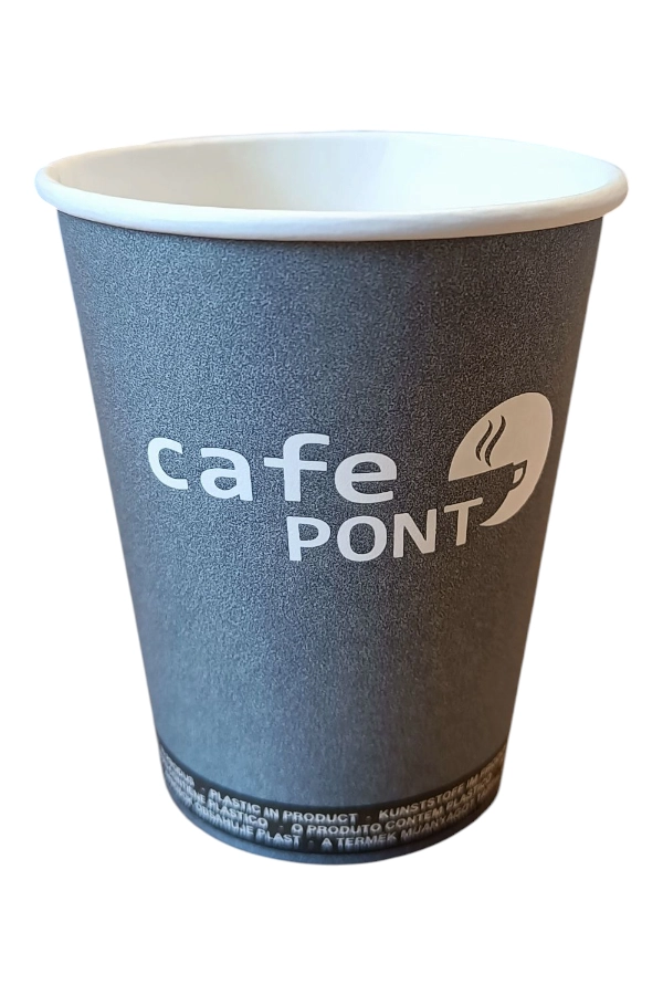 207 ml papírpohár kávéautomatához - Cafe Pont felirat (100 db)